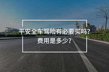 平安全車(chē)駕乘險(xiǎn)350元
