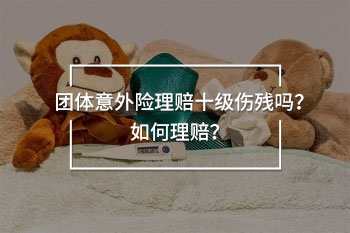 團(tuán)體意外險(xiǎn)十級(jí)傷殘?jiān)鯓永碣r