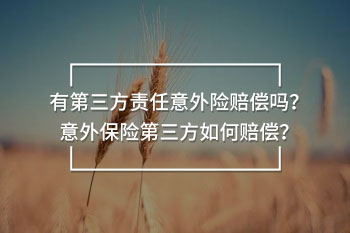 意外保險第三方如何賠償