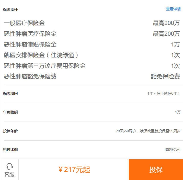 平安e生保保證續(xù)保版2020多少錢(qián)