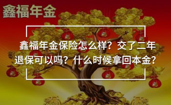 鑫福年金保險(xiǎn)