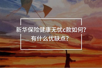 新華保險健康無憂c款