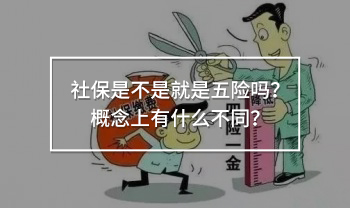社保是不是就是五險嗎？概念上有什么不同？