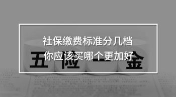 社保繳費標準分幾檔 你應(yīng)該買哪個更加好