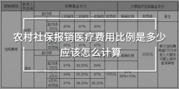 農(nóng)村社保報(bào)銷醫(yī)療費(fèi)用比例