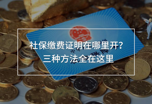 社保繳費(fèi)證明在哪里開(kāi)