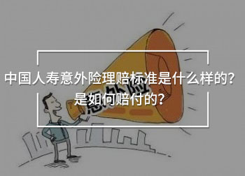 中國人壽意外險理賠標準