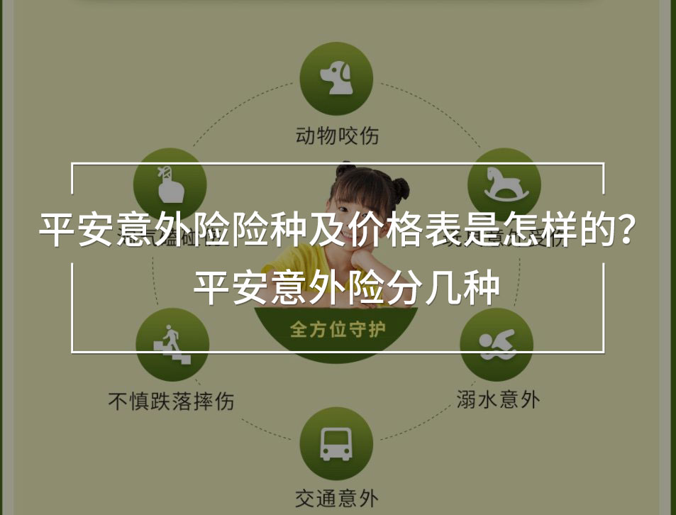 平安意外險險種及價格表