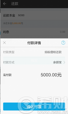 支付寶借唄怎么提前還款？