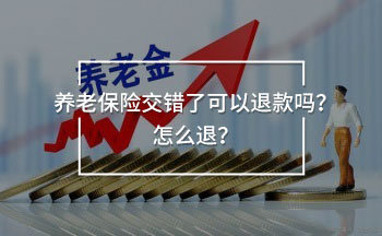 快來了解了解養(yǎng)老保險(xiǎn)交錯(cuò)了可以退款嗎