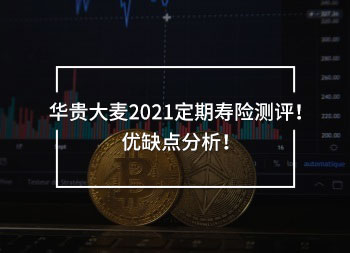 華貴大麥2021定期壽險測評！優(yōu)缺點分析！
