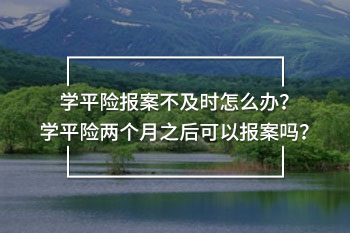 學平險兩個月之后可以報案嗎