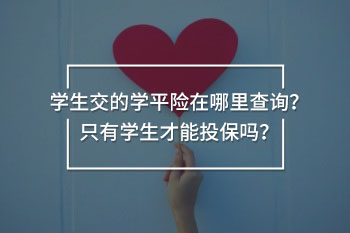 學生交的學平險在哪里查詢