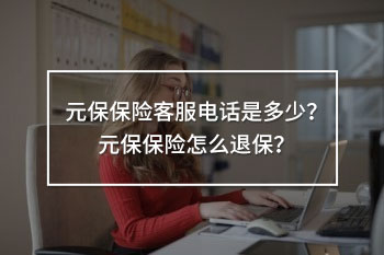 元保保險(xiǎn)客服電話
