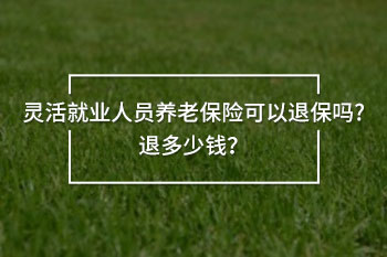 靈活就業(yè)人員養(yǎng)老保險(xiǎn)可以退保嗎