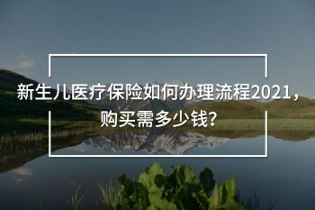新生兒醫(yī)療保險(xiǎn)如何辦理流程2021，購(gòu)買需多少錢？
