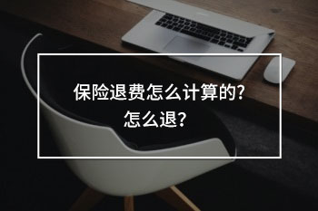 保險退費怎么計算的