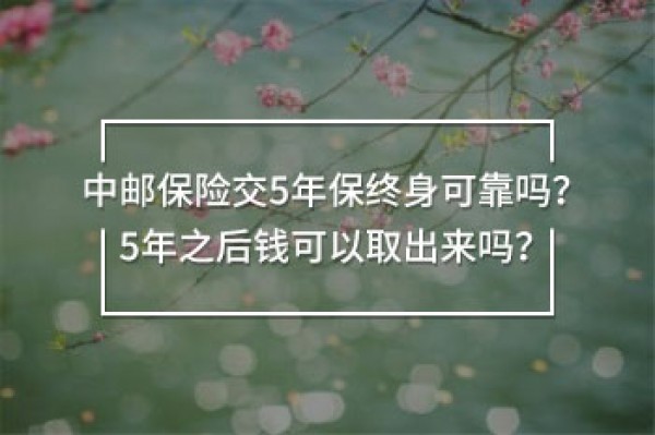 中郵保險交5年保終身