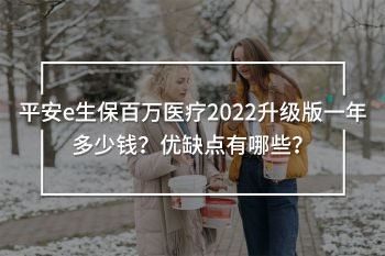 平安e生保百萬醫(yī)療2022升級版一年多少錢