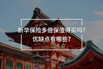 新華保險(xiǎn)多倍保值得買嗎