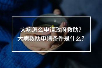 大病怎么申請(qǐng)政府救助