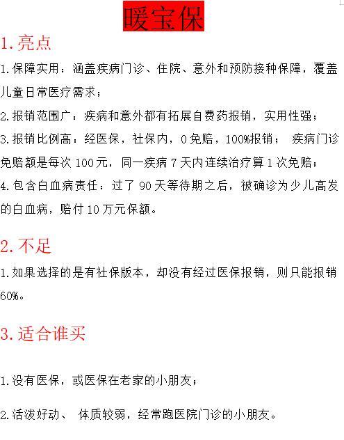 兒童醫(yī)療險