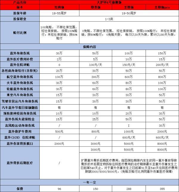 成人意外險
