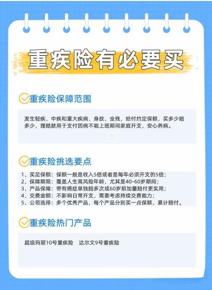 重疾險值不值得買