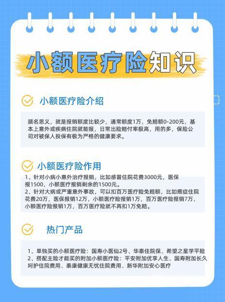 成人小額醫(yī)療險哪個好？推薦這四款