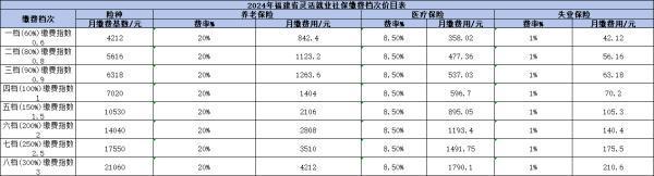 靈活就業(yè)2024收費(fèi)標(biāo)準(zhǔn)是什么？附帶繳費(fèi)檔次表！