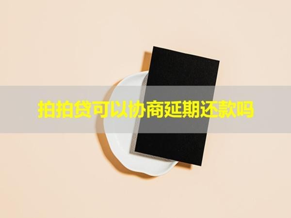拍拍貸可以協(xié)商延期還款嗎？大膽嘗試