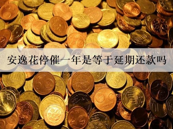 安逸花停催一年是等于延期還款嗎？怎么協(xié)商停催一年結(jié)清？