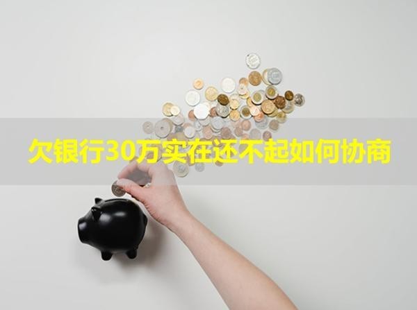 欠銀行30萬實在還不起如何協(xié)商？必看