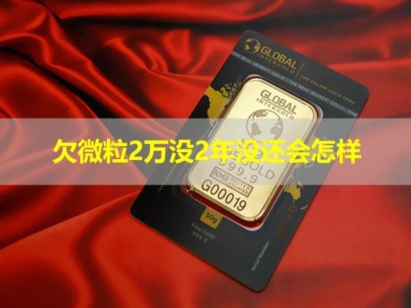 欠微粒2萬(wàn)沒(méi)2年沒(méi)還會(huì)怎樣？切勿逾期