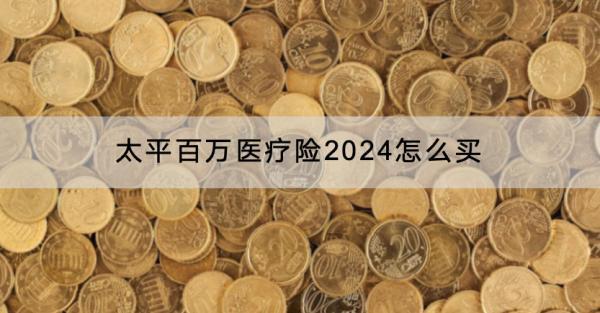 太平百萬(wàn)醫(yī)療險(xiǎn)2024怎么買(mǎi)