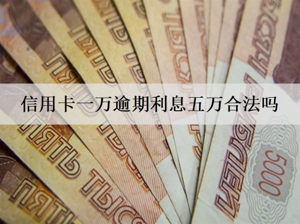 信用卡一萬逾期利息五萬