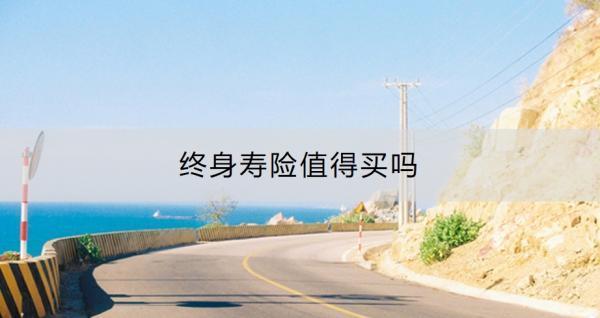 終身壽險值得買嗎？適合哪些人買？