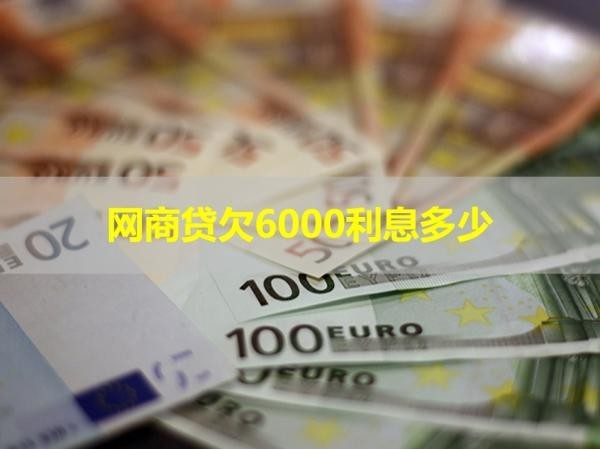 網(wǎng)商貸欠6000利息多少？詳情解析