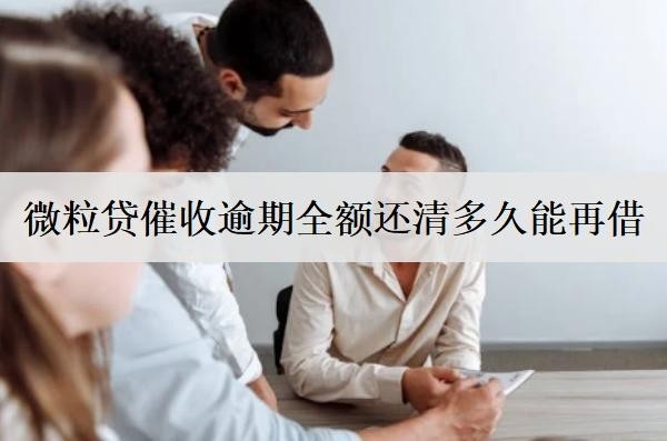 微粒貸催收逾期全額還清多久能再借？被關(guān)閉了怎么回事？