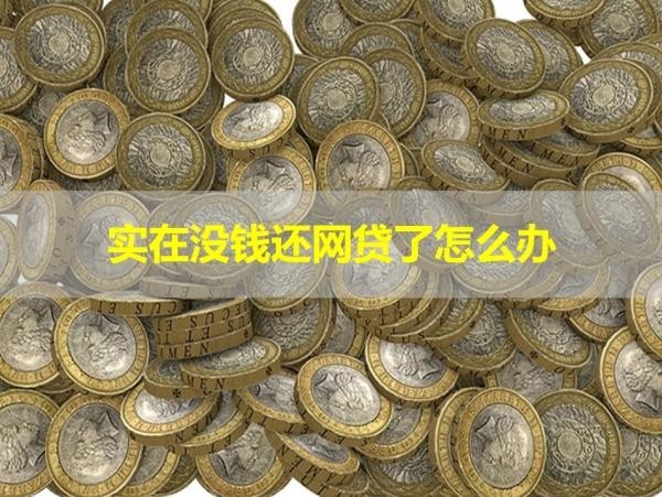 實在沒錢還網貸了怎么辦？看看這里