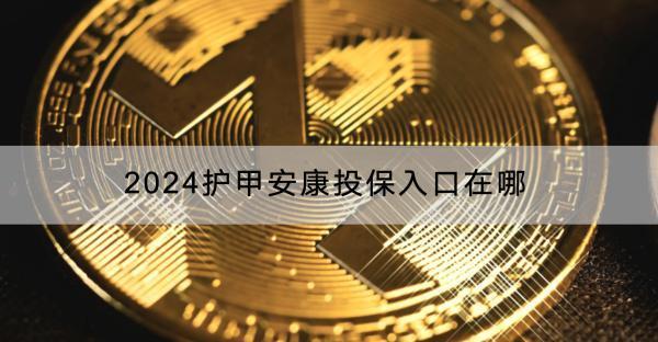 2024護(hù)甲安康投保入口在哪