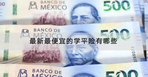最新最便宜的學(xué)平險有哪些？一年多少錢？