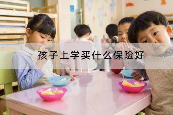 孩子上學(xué)買什么保險(xiǎn)好？可以選擇什么產(chǎn)品？