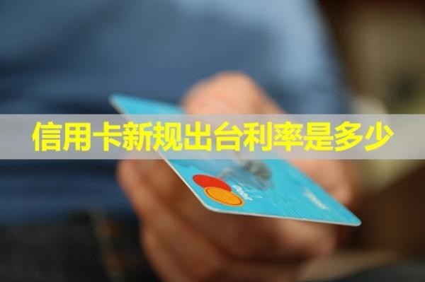 信用卡新規(guī)出臺利率是多少？看完就知道