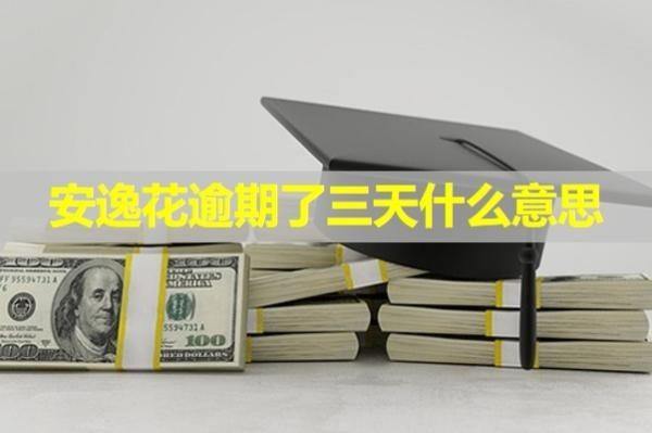 安逸花逾期了三天什么意思？看完就懂