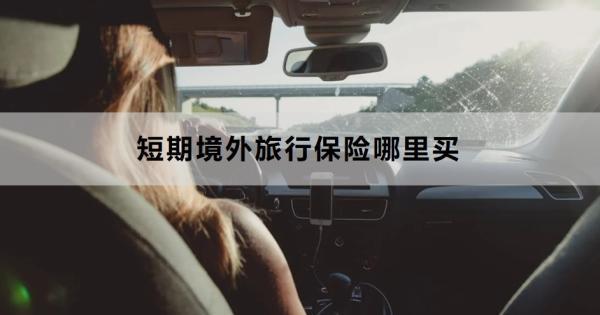 短期境外旅行保險哪里買？怎么買合適？