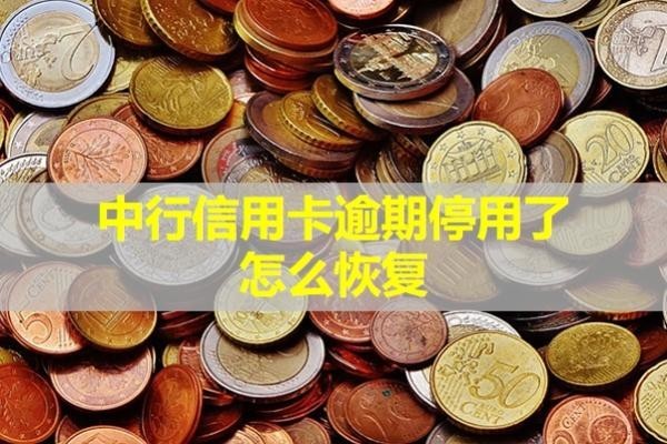 中行信用卡逾期停用了怎么恢復？詳細說明