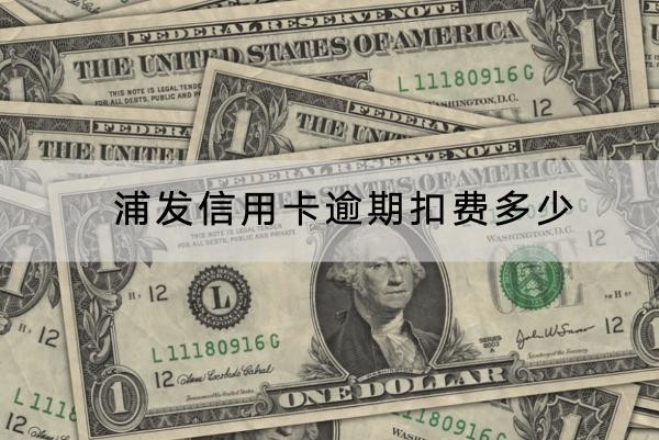 浦發(fā)信用卡逾期扣費(fèi)多少？違約金、罰息和本金