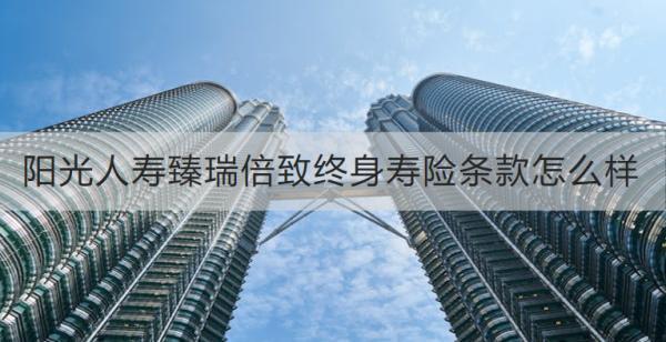 陽(yáng)光人壽臻瑞倍致終身壽險(xiǎn)條款怎么樣？可以領(lǐng)取多少錢(qián)？