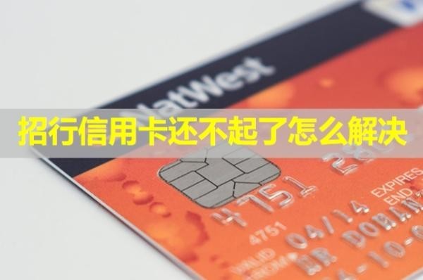 招行信用卡還不起了怎么解決？